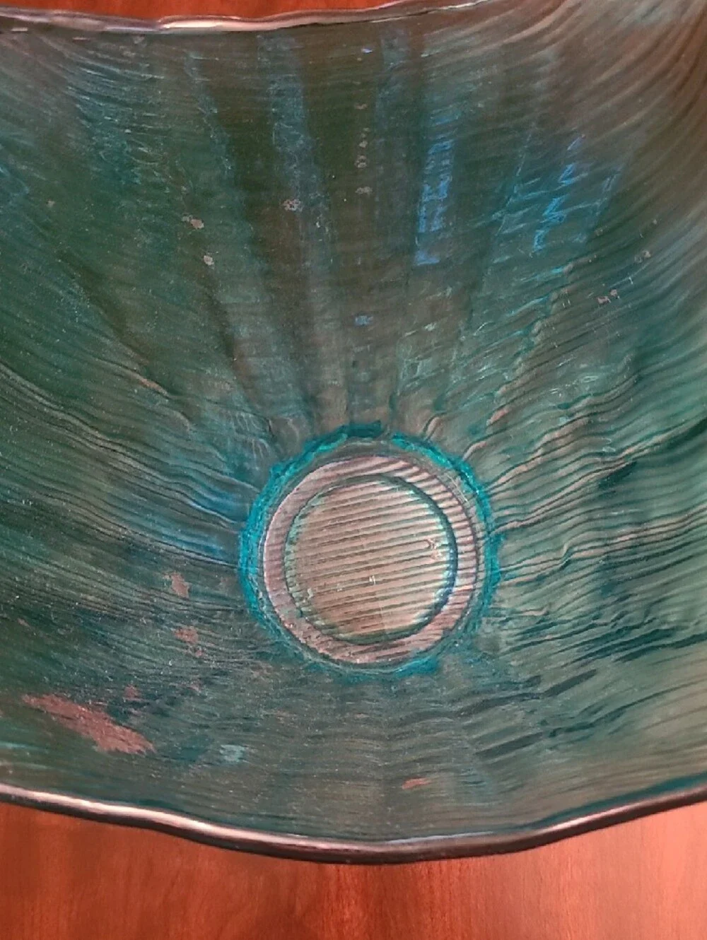 Blue‎ Handblown Art Glass Vase